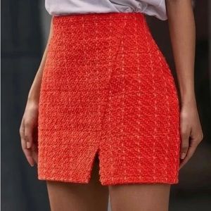Zara | Tweed Mini Skirt